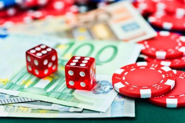 Live casino table with professional dealers